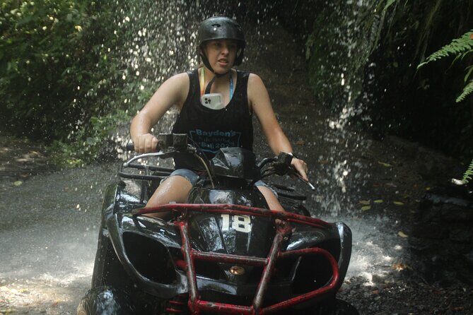 ATV Quad Bike Through Tunnel and Waterfall - Price and What $32 Really Buys You
