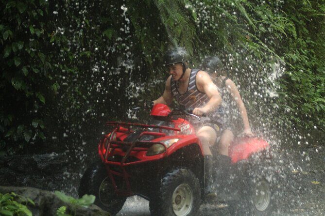 ATV Quad Bike Through Tunnel and Waterfall - Getting There: Pickup From Seminyak and South Bali vs Kedewatan Meeting Point