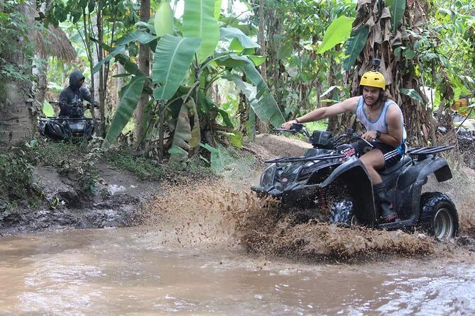 Bali ATV Rafting And Ubud Waterfall Private Tour - Tegenungan Waterfall: Petanu River scenery and photo help