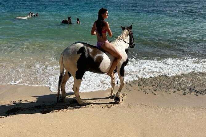 Bali Beach Horse Riding combo with waterfall All Inclusive - Kanto Lampo waterfall near Ubud: adventure plus photo moments