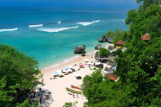 Bali Cycling and Uluwatu Tour Packages - Padang Padang Beach: Surf Energy, Not a Long Wandering Day