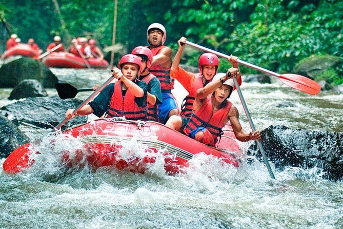 Bali White Water Rafting on Ayung River with Lunch - Paddling the Ayung: Waterfalls, Shrines, and Class II–III Rapids
