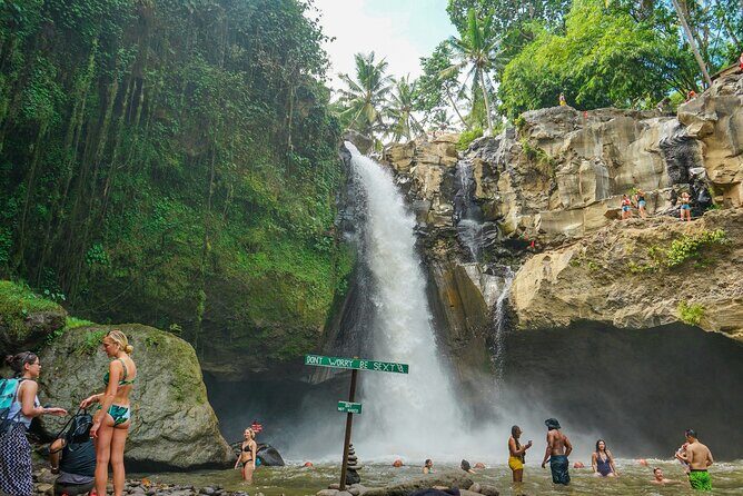 Full Day Private Tour to Ubud Waterfall and Tanah Lot Sunset - Tegenungan Waterfall: cool air, real steps, and 2 hours that matter